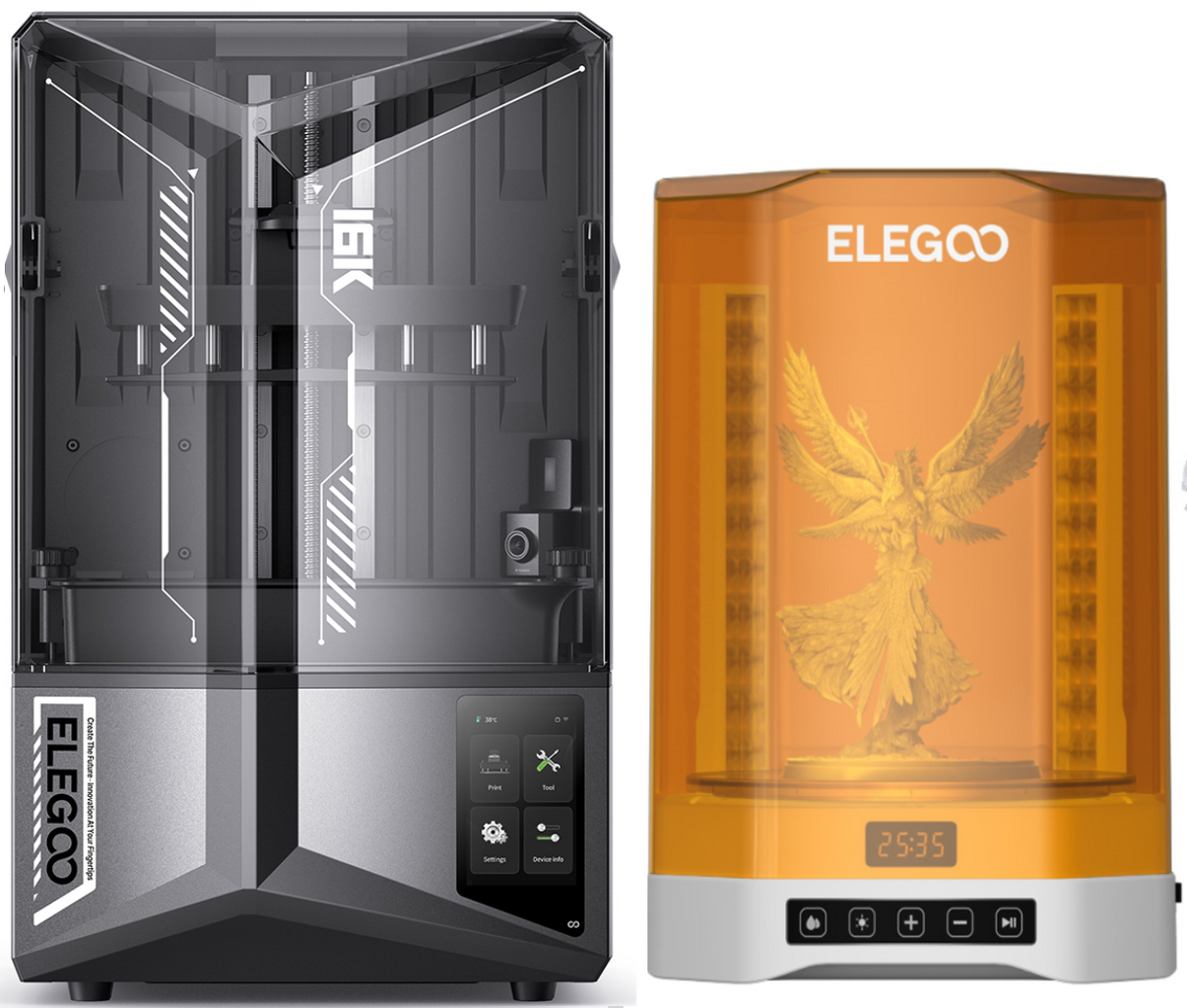 Pack Elegoo Saturn 4 Ultra 16K + Mercury Plus V3.0