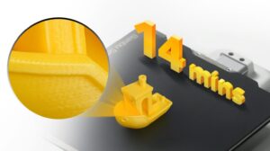 Plateau mobile, vitesse et qualité CoreXY
