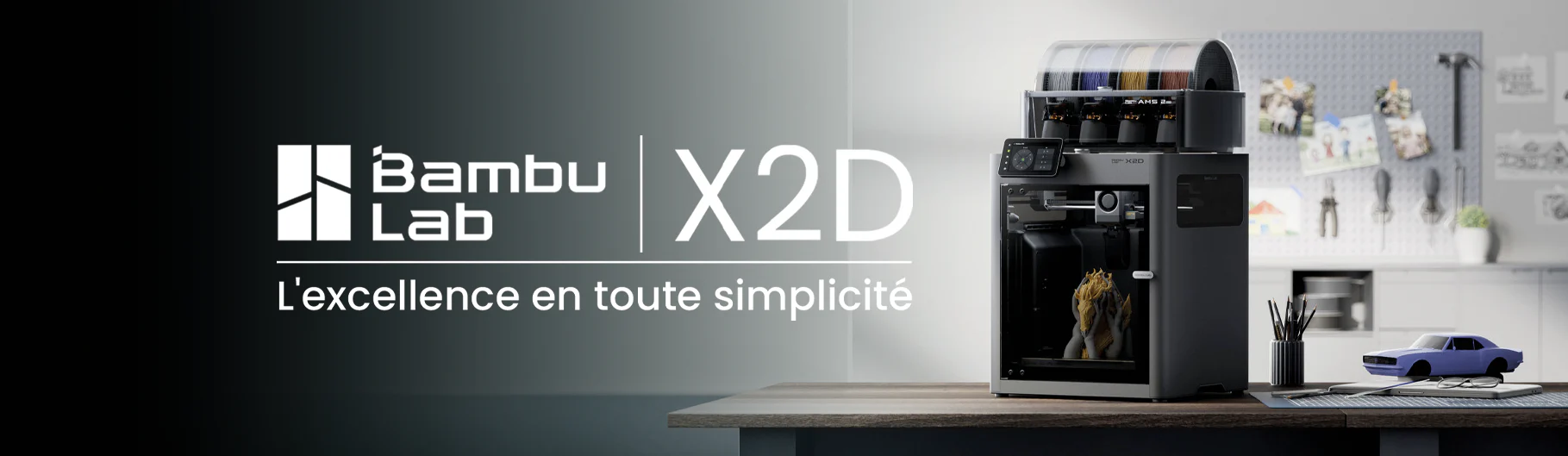 Bambu Lab - X2D Combo avec AMS 2 Pro