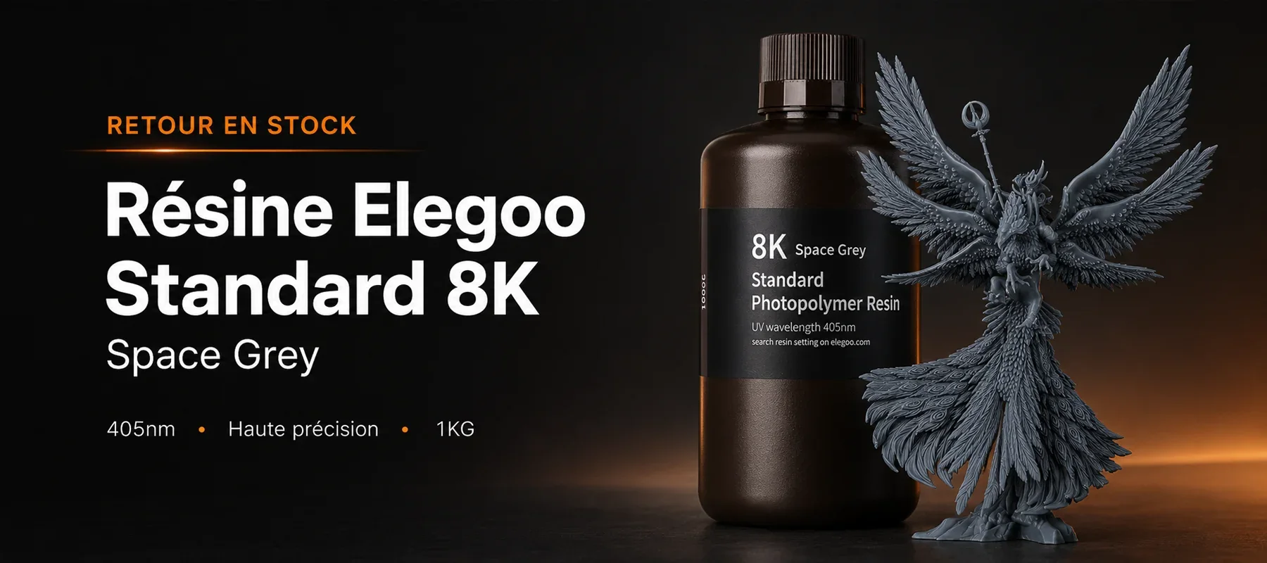 Résine Elegoo Standard 8K disponible