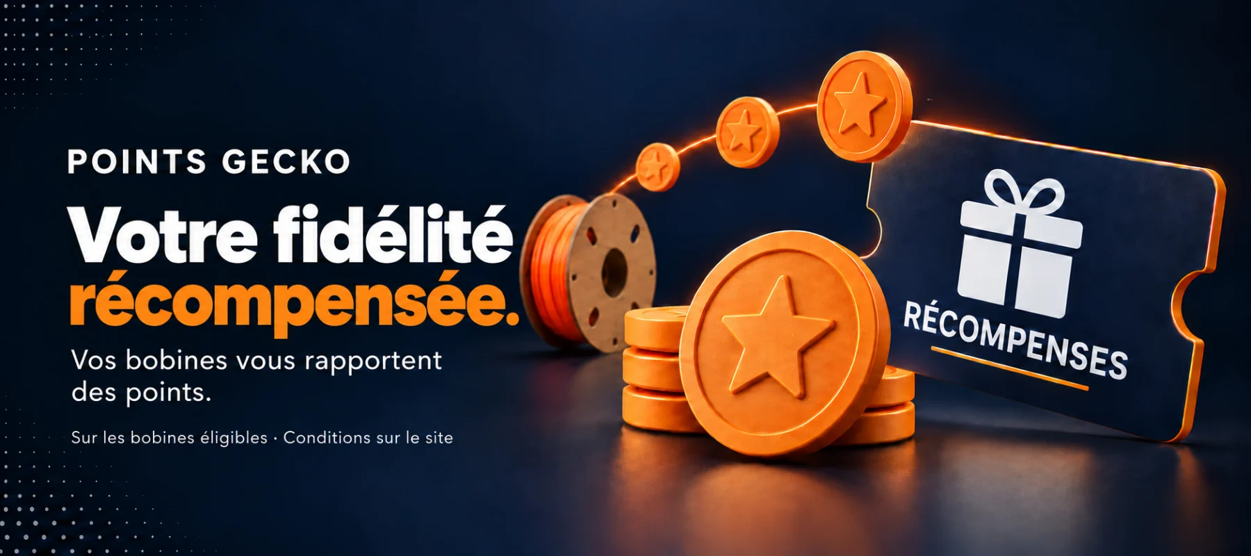 Points Gecko — vos bobines vous rapportent des points